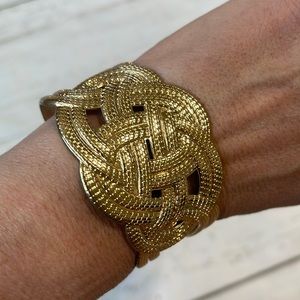 Gold Toned Cuff Bracelet
